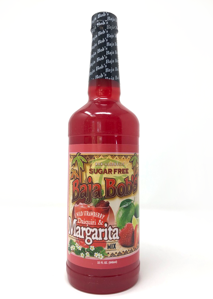 Baja Bob's Margarita Mix - Wild Strawberry Daiquiri 32 fl oz