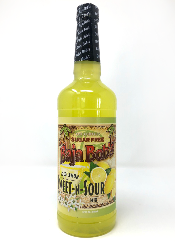 Baja Bob's Sweet-n-Sour Mix - Loco Lemon 32 fl oz