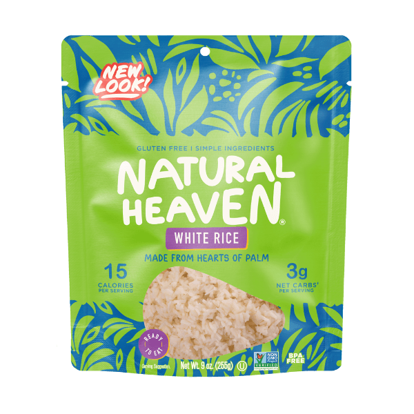 Natural Heaven Hearts of Palm - White Rice Style, One Pack