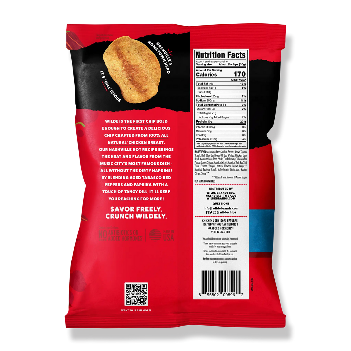 Wilde Chicken Chips - Nashville Hot