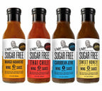 G Hughes Smokehouse Sugar Free Wing Sauce (12 oz) - Variety Pack
