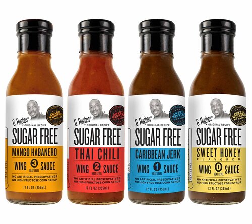 G Hughes Smokehouse Sugar Free Wing Sauce (12 oz) - Variety Pack