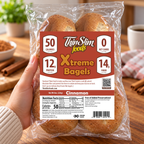 ThinSlim Foods Xtreme Bagels - 12g protein