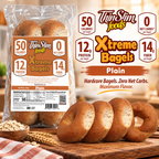 ThinSlim Foods Xtreme Bagels - 12g protein