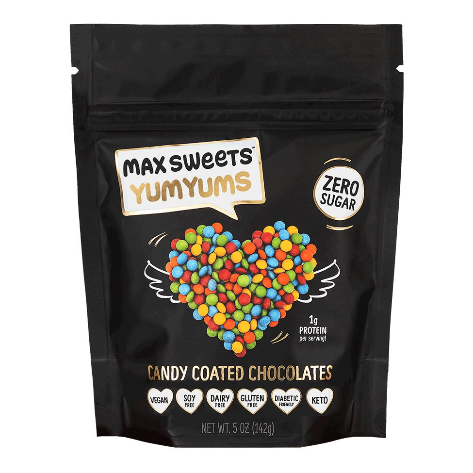 Max Sweets Sugar Free Candy Coated Chocolates YumYums 5 oz