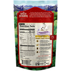 A colorful package of Birch Benders Keto Fudgy Brownie Mix features a mountain backdrop, nutrition facts, and a simple recipe with ingredients, highlighting its low-carb and keto-friendly attributes.