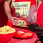 CauliPuffs Gluten Free Cauliflower Puffed Snacks - Vegan Smokin' Hot BBQ