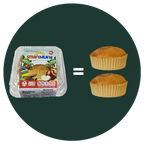 Smart Baking Company SmartMuf'n - Apple Cinnamon, 2 muf'ns