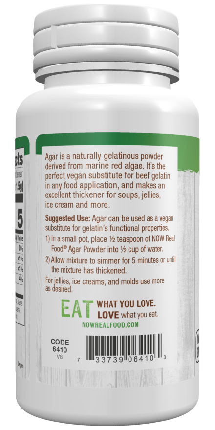 NOW Agar Powder, 2 oz — gallery image 3