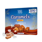 Front package of ChocZero Almond Caramels