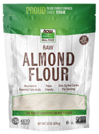 NOW Almond Flour, Unblanched, Raw - 22 oz. (624g)