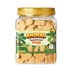 Front package of ChocZero Animal Crackers, 12 oz