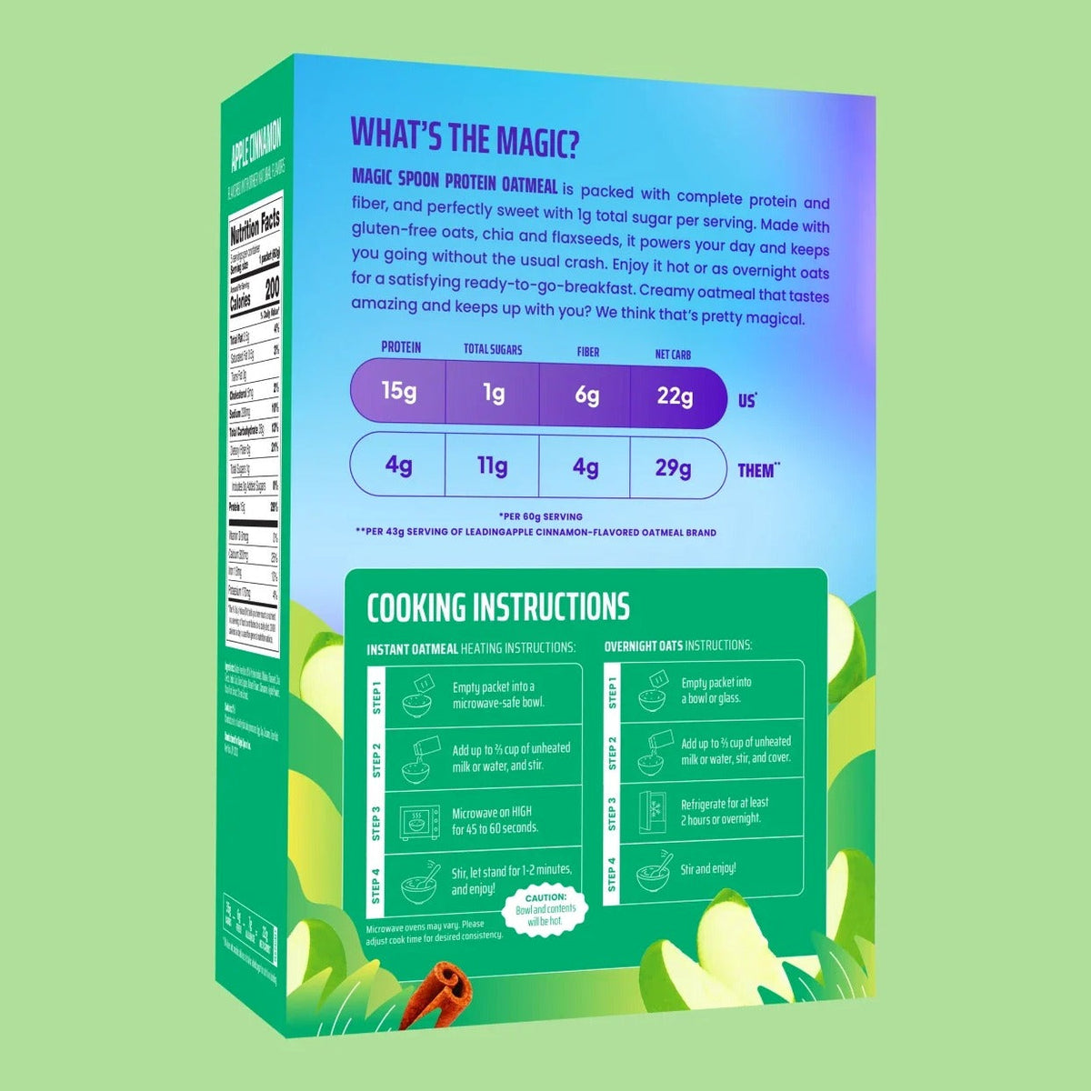 Magic Spoon Protein Oatmeal - Apple Cinnamon