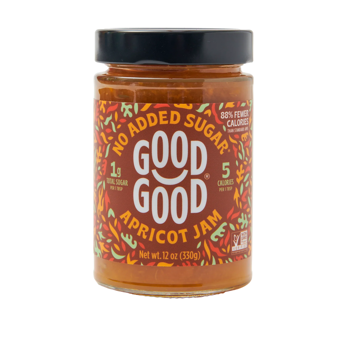 Good Good Keto Friendly Sweet Jam, Apricot / 12 oz.