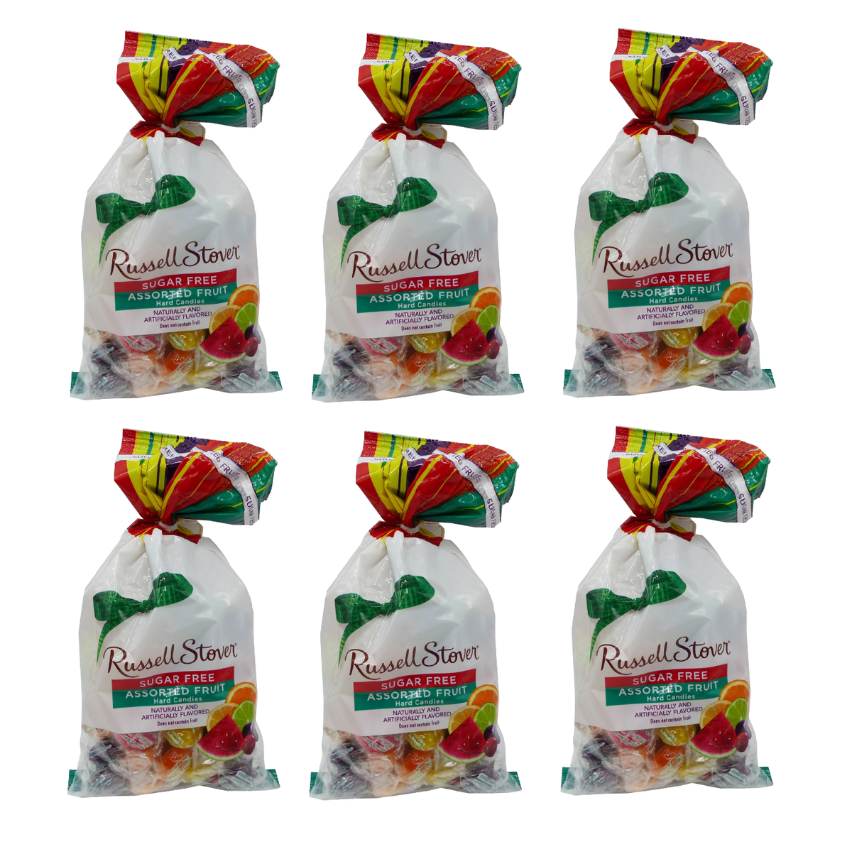 Russell Stover Sugar Free Hard Candies, 12 oz - Assorted Fruit 6 Bags