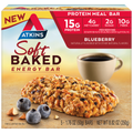 Atkins Nutritionals Soft Baked Protein Bars - Blueberry, 5ct