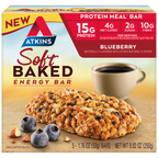 Atkins Nutritionals Soft Baked Protein Bars - Blueberry, 5ct