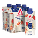 Atkins Nutritionals Ready-to-Drink Shakes - Strawberry, 11 oz 4 pack