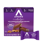 Atkins Nutritionals Endulge Squares, Milk Chocolate Caramel 6.1 oz. - One Box