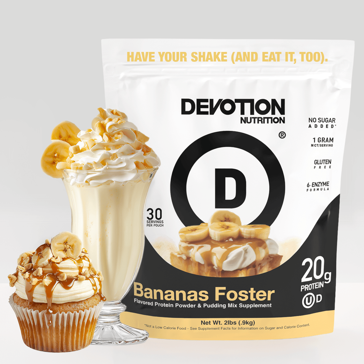 Devotion Nutrition Protein Powder - Bananas Foster