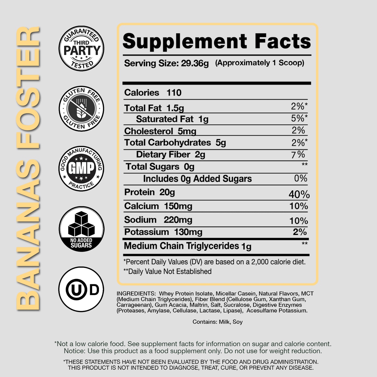 Devotion Nutrition Protein Powder - Bananas Foster