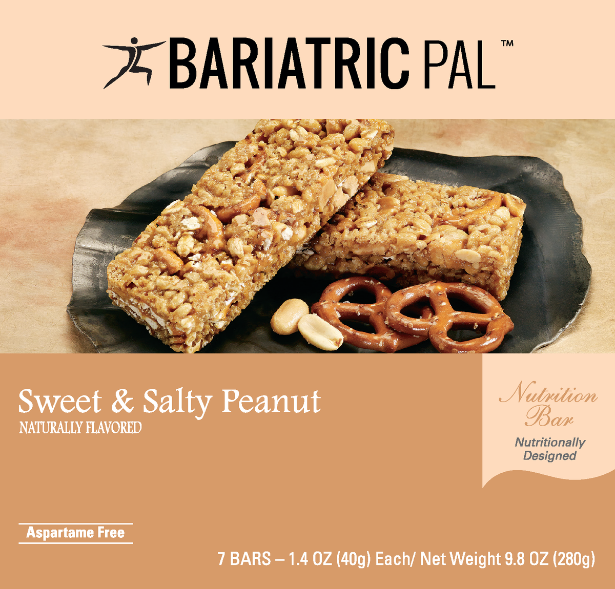 BariatricPal 10g Protein Snack Bars - Sweet & Salty Peanut Bar