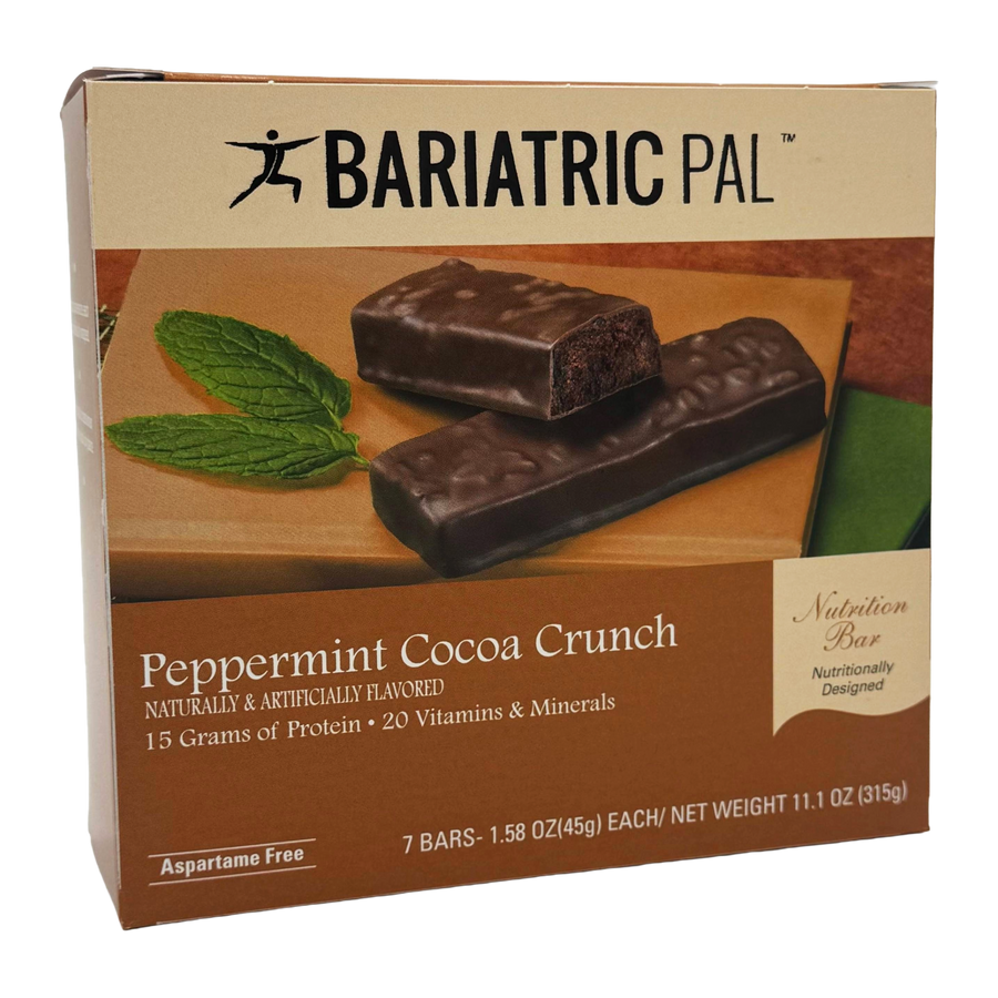 BariatricPal 15g Protein Bars - Peppermint Cocoa Crunch