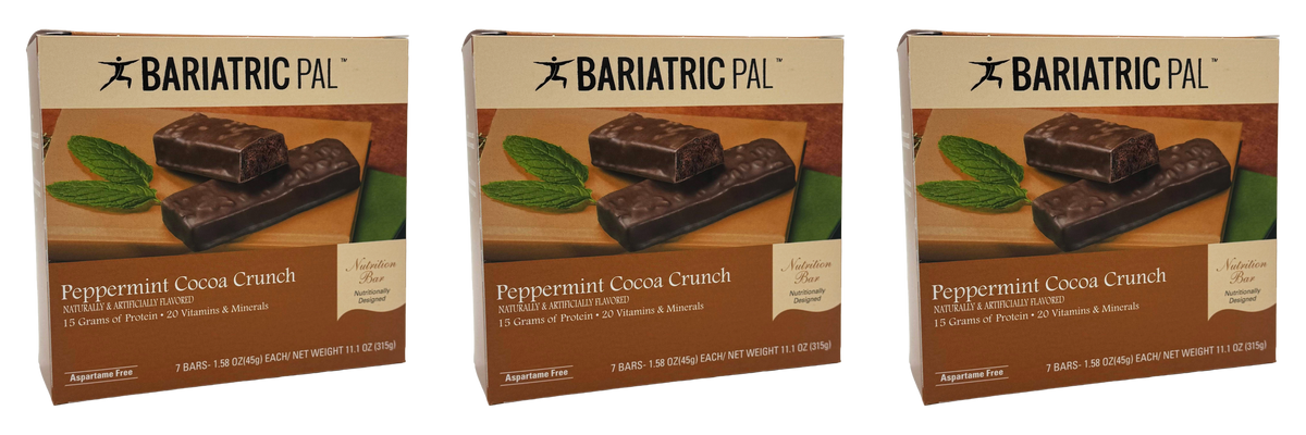 BariatricPal 15g Protein Bars - Peppermint Cocoa Crunch