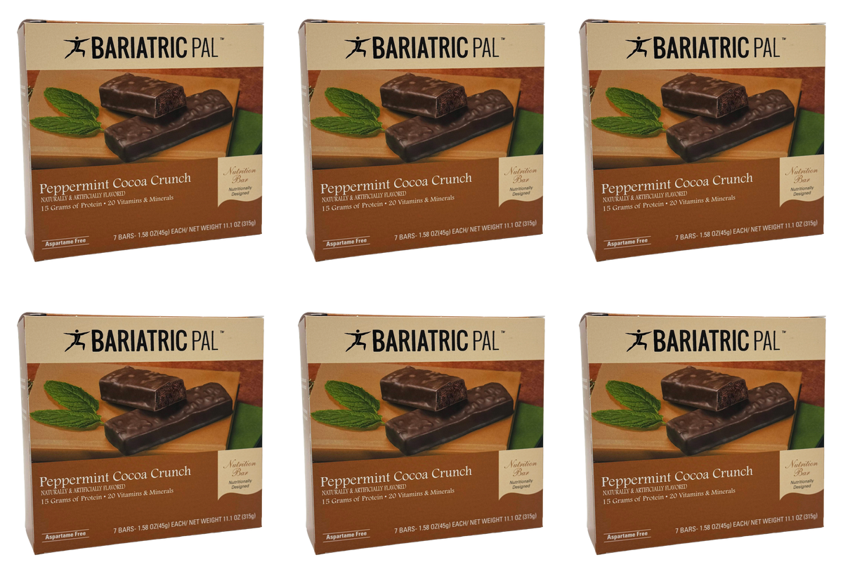 BariatricPal 15g Protein Bars - Peppermint Cocoa Crunch