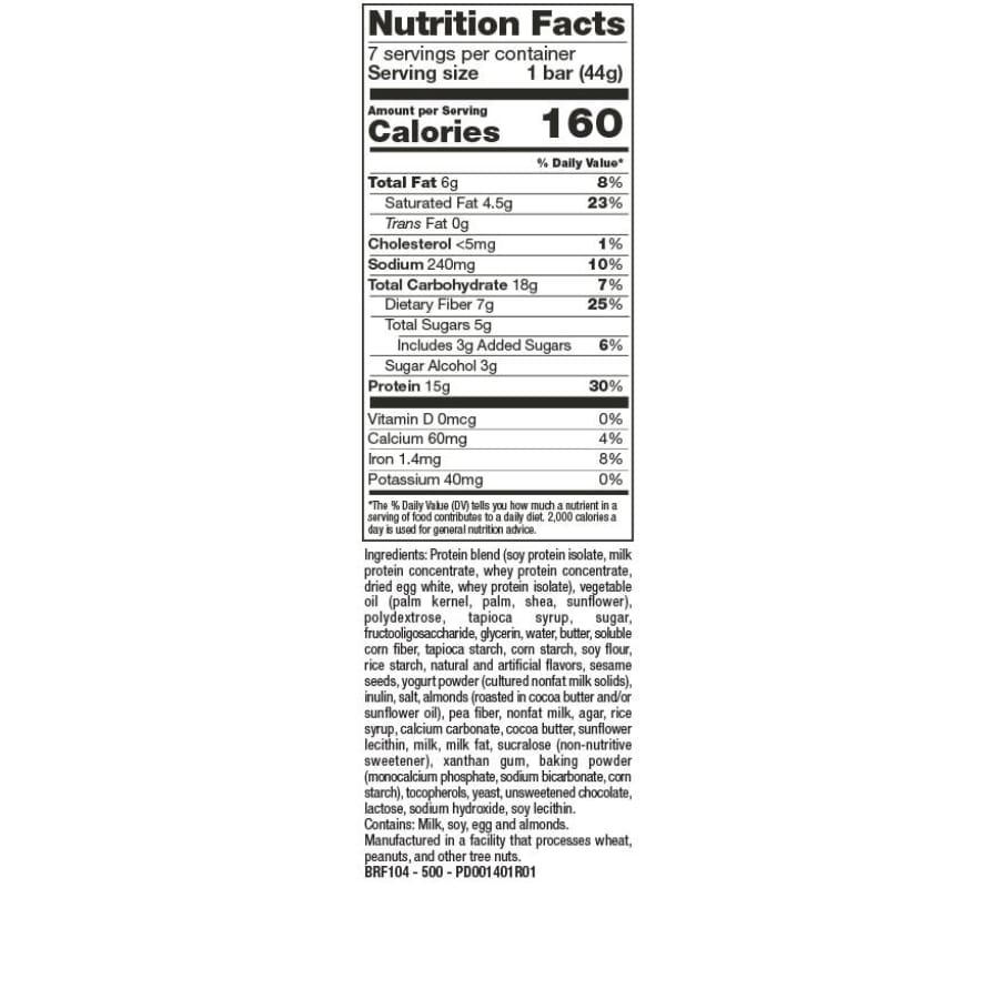 Inspire 15g Protein & Fiber Bars - Salted Toffee Pretzel - High-quality Protein Bars at Store