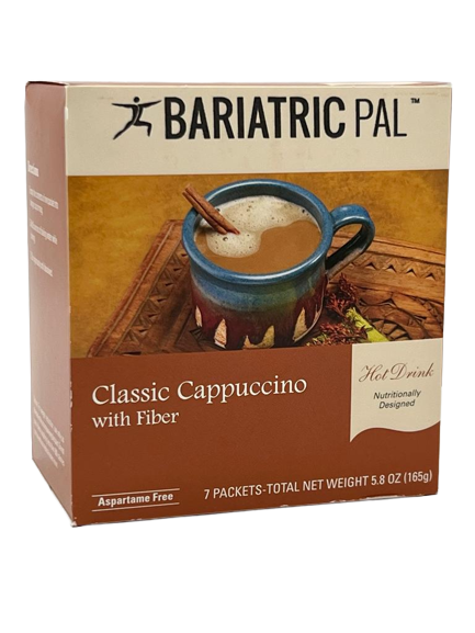 BariatricPal 15g Protein Hot Drink - Hot Cappuccino with Fiber (Aspartame Free)