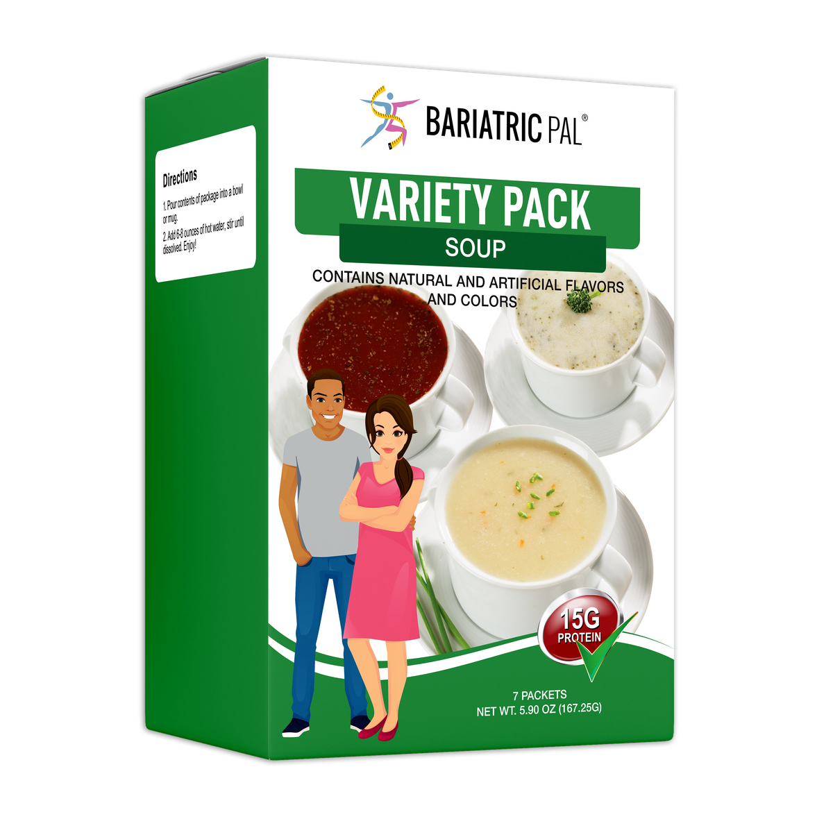 BariatricPal 15g Protein Soup - Variety Pack
