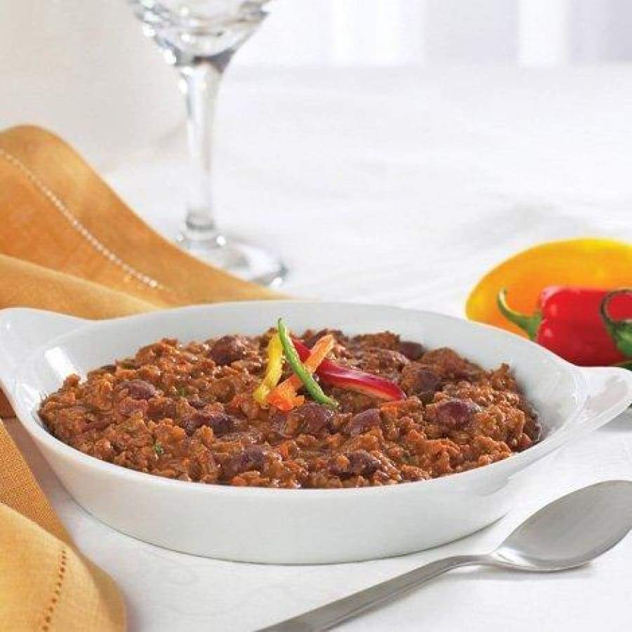 High Protein Light Entree - Vegetable Chili with Beans - High-quality Entrees by at Store