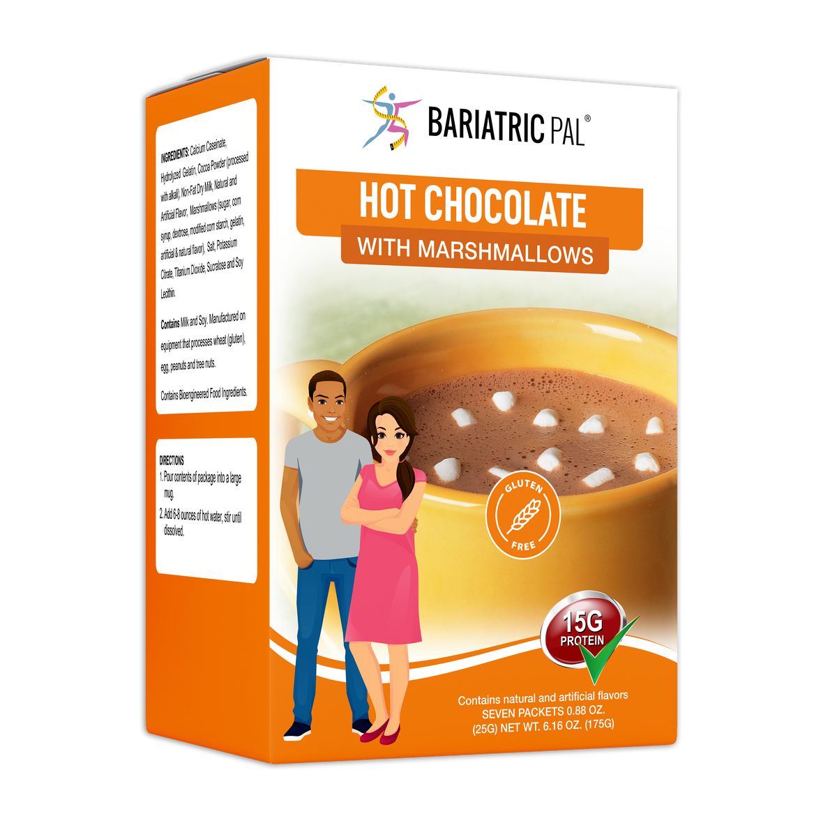 BariatricPal Hot Chocolate Protein Drink - Hot Chocolate with Marshmallows
