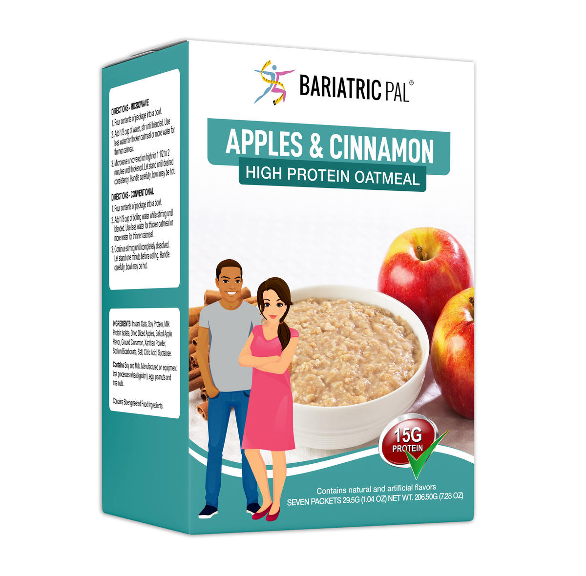BariatricPal Hot Protein Breakfast - Apple Cinnamon Oatmeal
