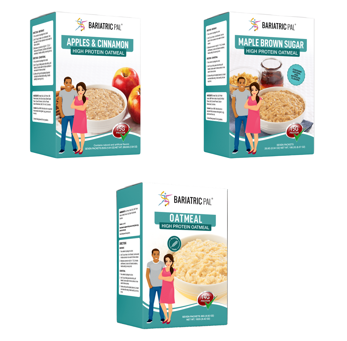 BariatricPal Protein Oatmeal - Variety Pack