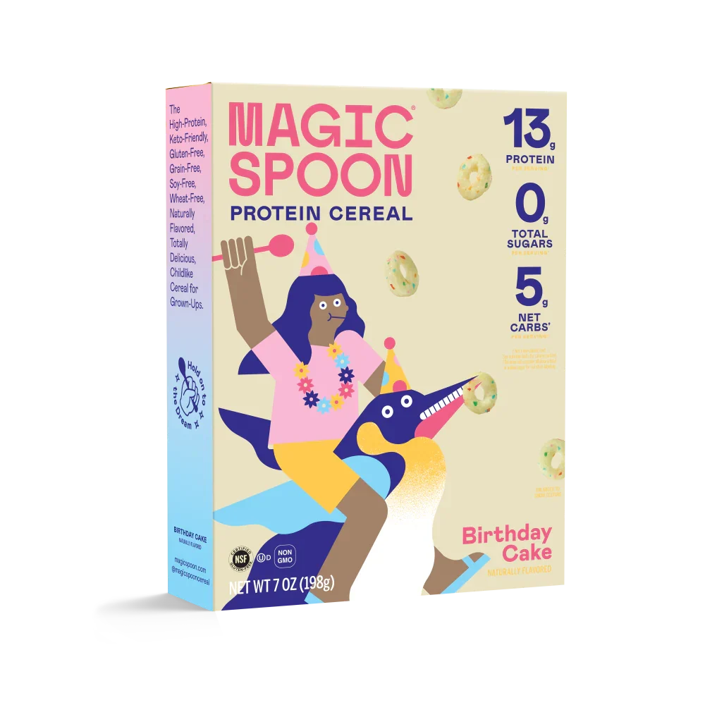 Magic Spoon Protein Cereal, 7oz - Birthday Cake