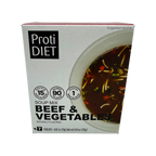 Mélange à soupe protéinée Proti Diet, Bœuf et Légumes, 7 sachets