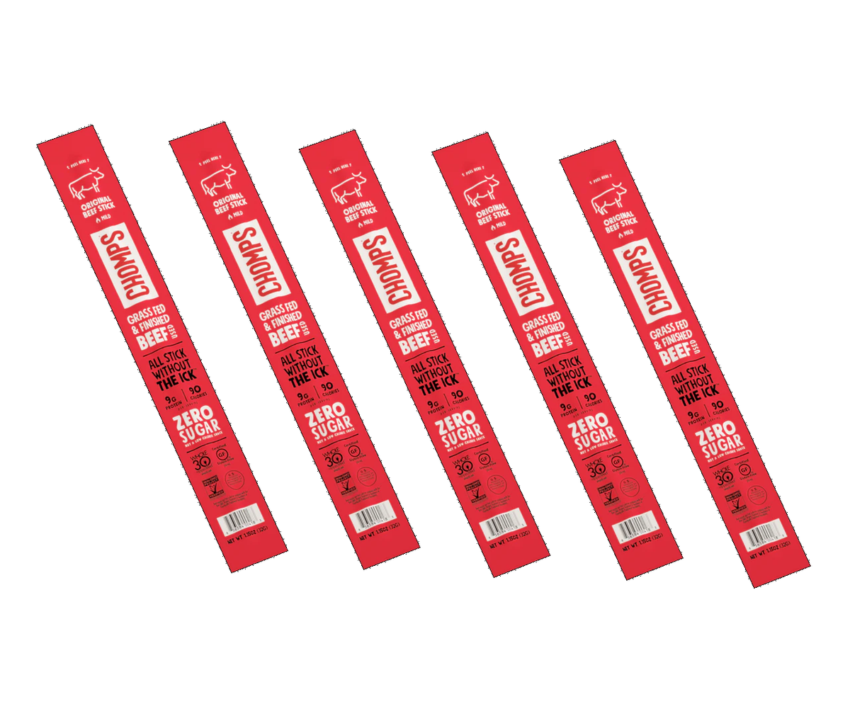 Chomps Meat Sticks - Original Beef 5-Sticks