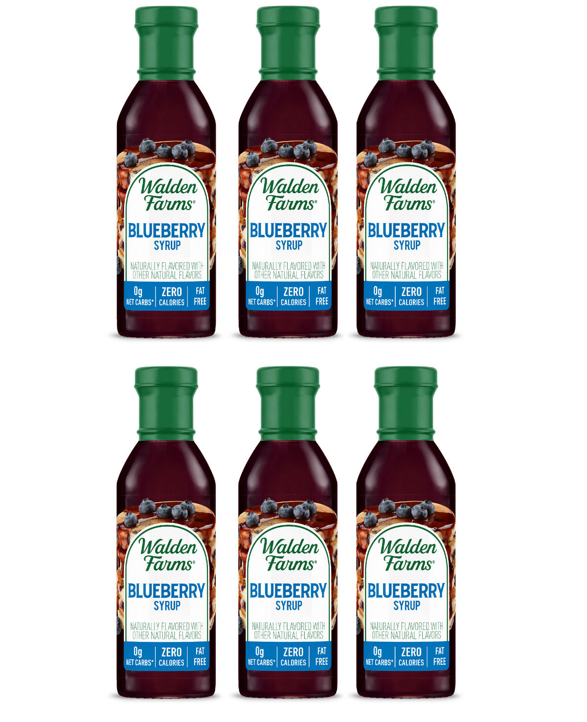 Walden Farms Syrup, 12 fl oz, Blueberry / case of 6.