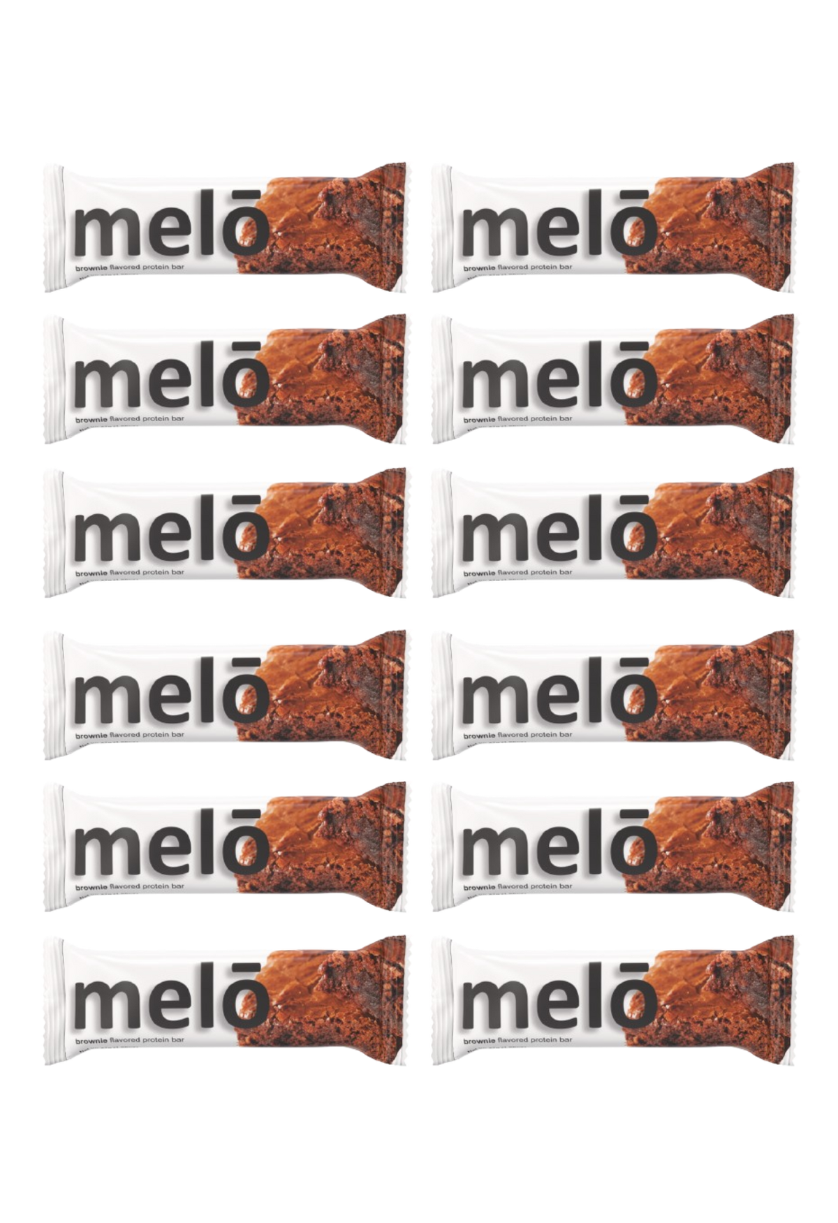 Melō Protein Bars - Brownie 12 Bars