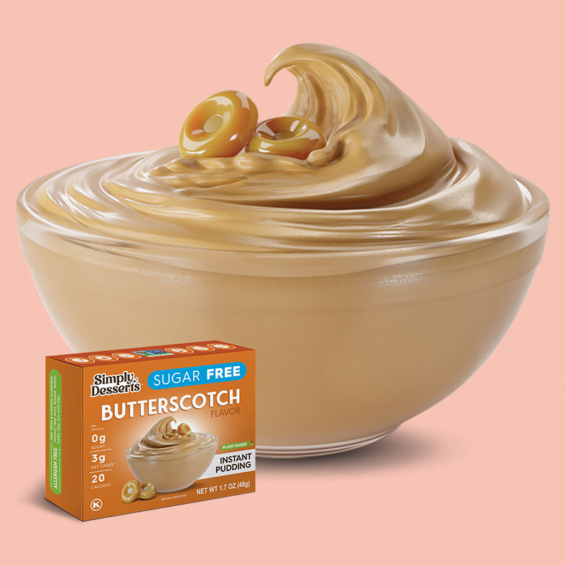 Simply Desserts Sugar Free Instant Pudding - Butterscotch