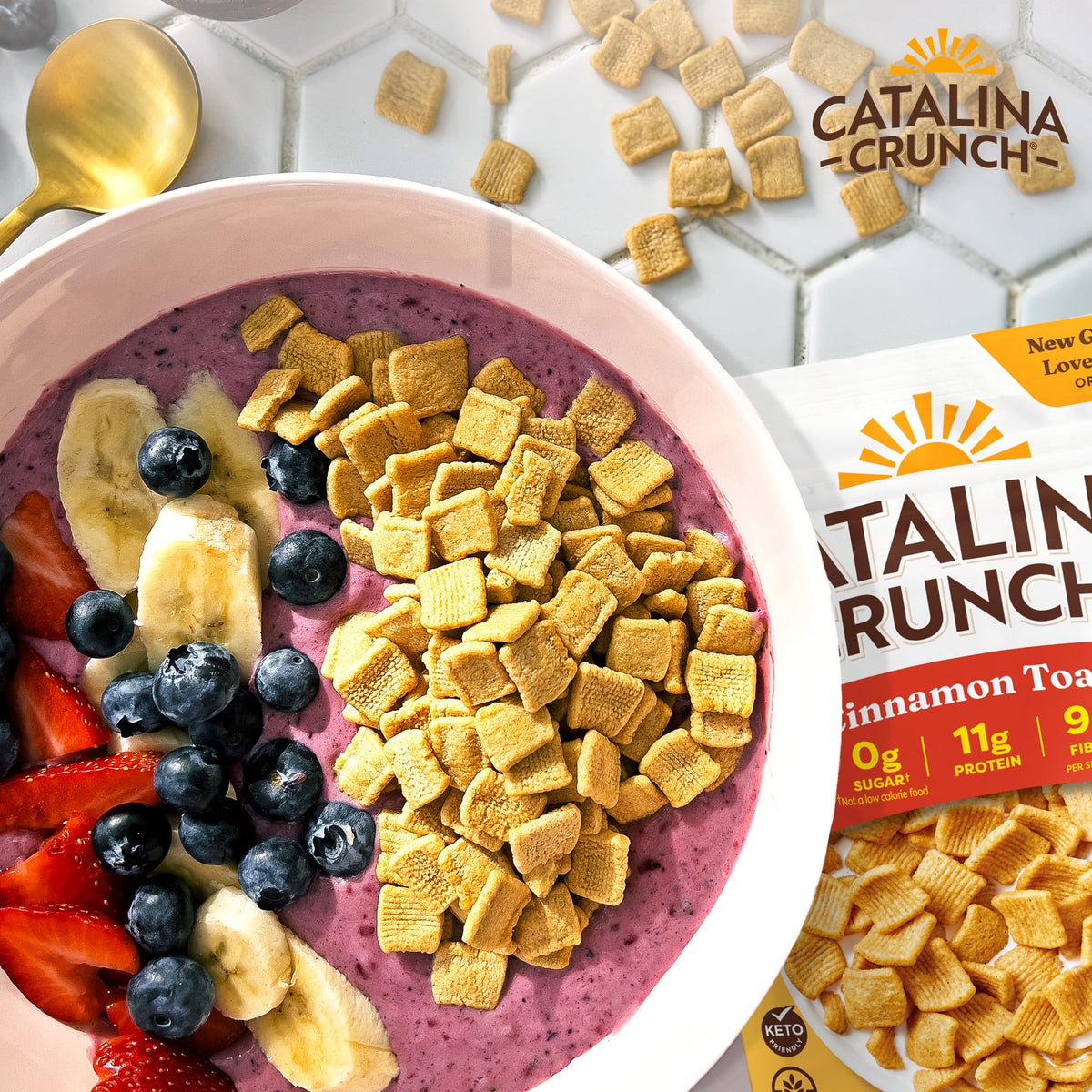 Catalina Crunch Protein Cereal - Cinnamon Toast, 9oz, One Pack