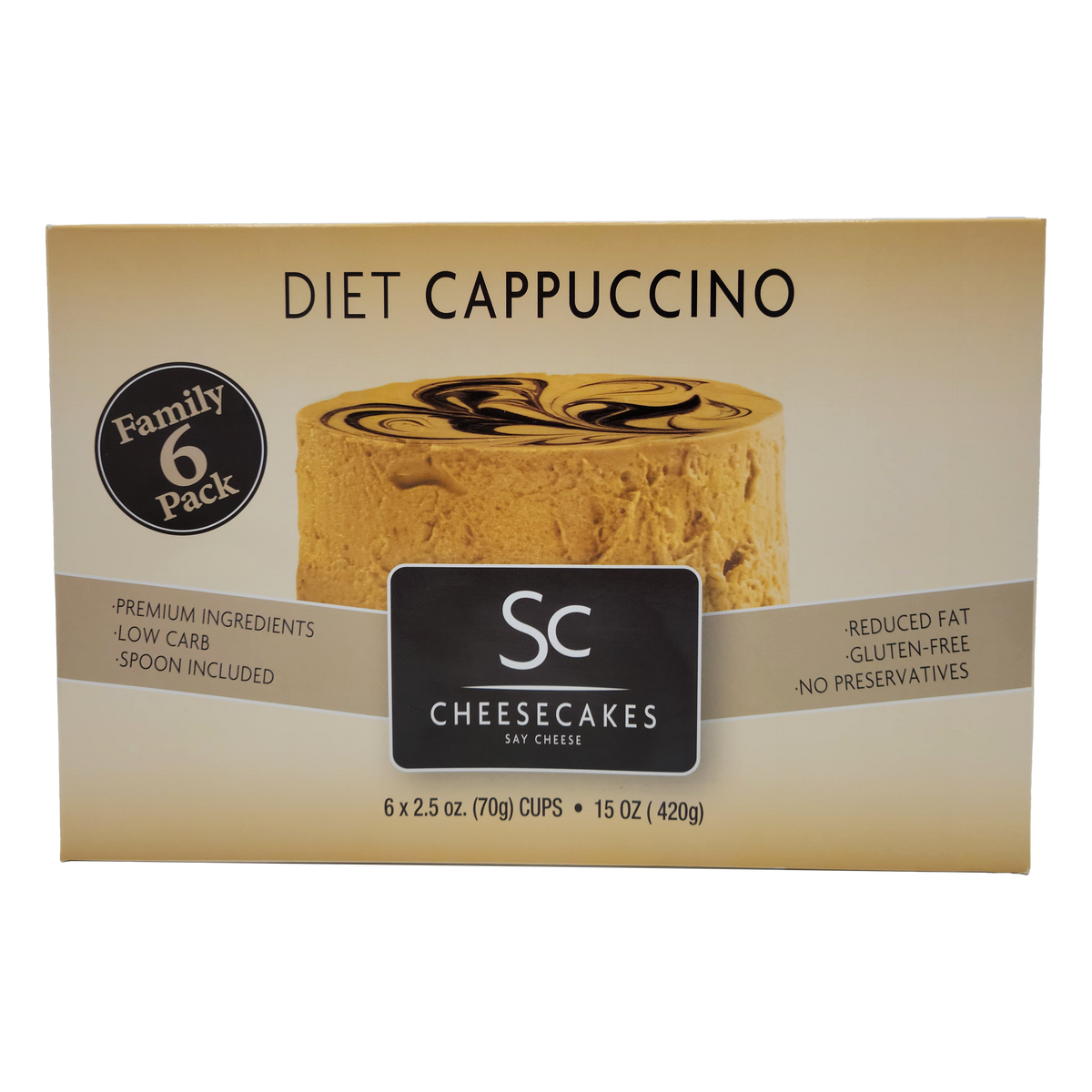 Say Cheese Mini Cheesecake Cappuccino, 6 Pack