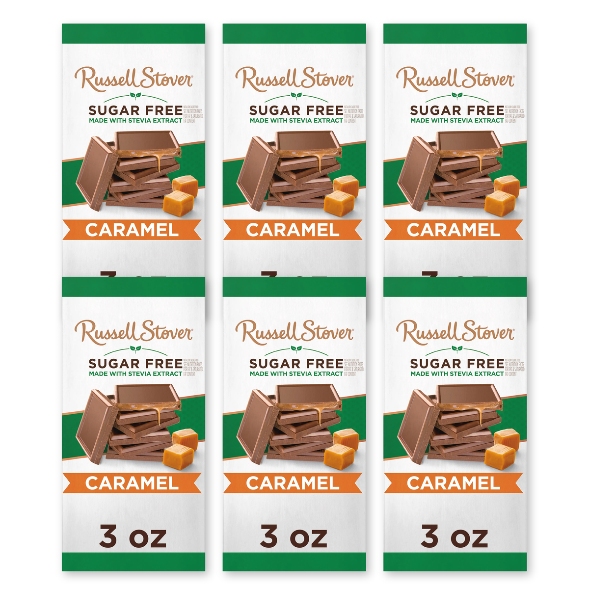 #Flavor_Caramel #Size_6 Bars