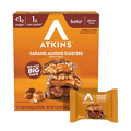 Front package of Atkins Nutritionals Keto Treat 8 pack, Caramel Almond Clusters / One Box