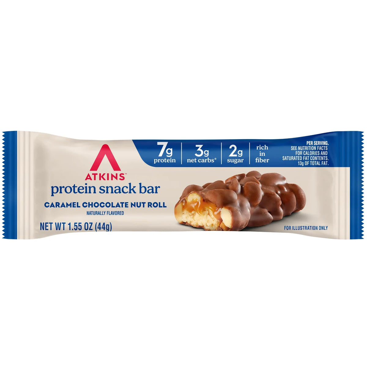 Atkins Nutritionals Snack Bars - Caramel Chocolate Nut Roll