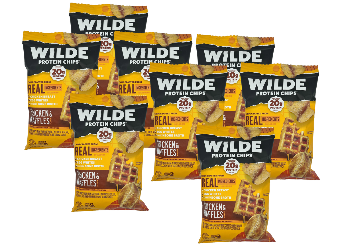 Wilde Chicken Chips - Chicken & Waffles 8-Pack