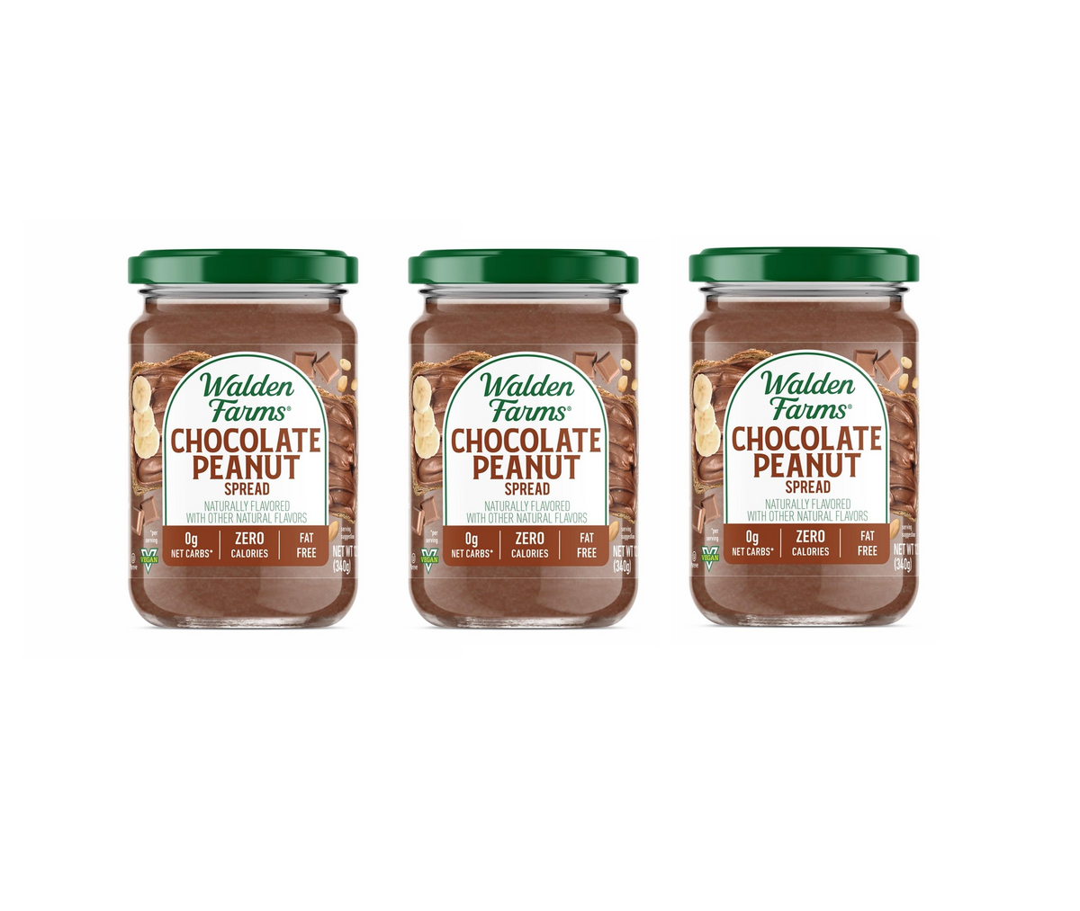 Walden Farms Peanut Spread, Chocolate flavor.