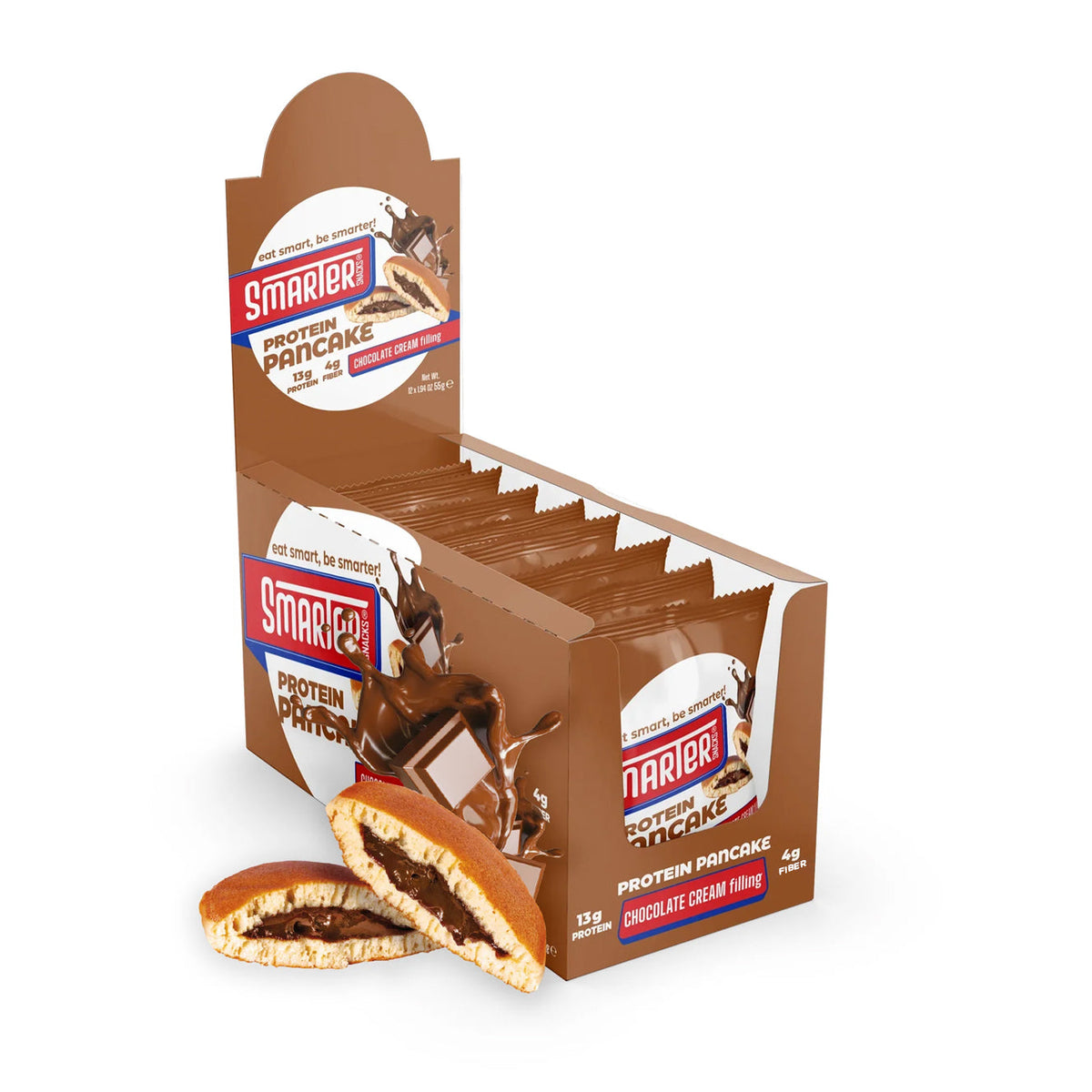 Smarter Snacks Protein Pancake - Chocolate, 12-Pack